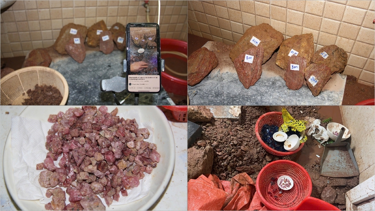 Hiện trường nơi các đối tượng thực hiện livestream mỗi tối. (Ảnh: Công an tỉnh Lào Cai)