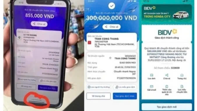 Công an tỉnh Hưng Yên đã khởi tố 5 đối tượng vì hành vi làm giả tài liệu, cung cấp hình ảnh hóa đơn chuyển khoản và thẻ căn cước công dân giả để thu lợi bất chính. Ảnh minh họa