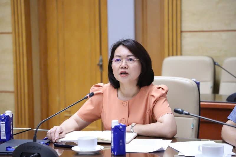 Bà Trần Việt Nga trong một hội nghị trực tuyến vào tháng 5/2025. Ảnh: VFA