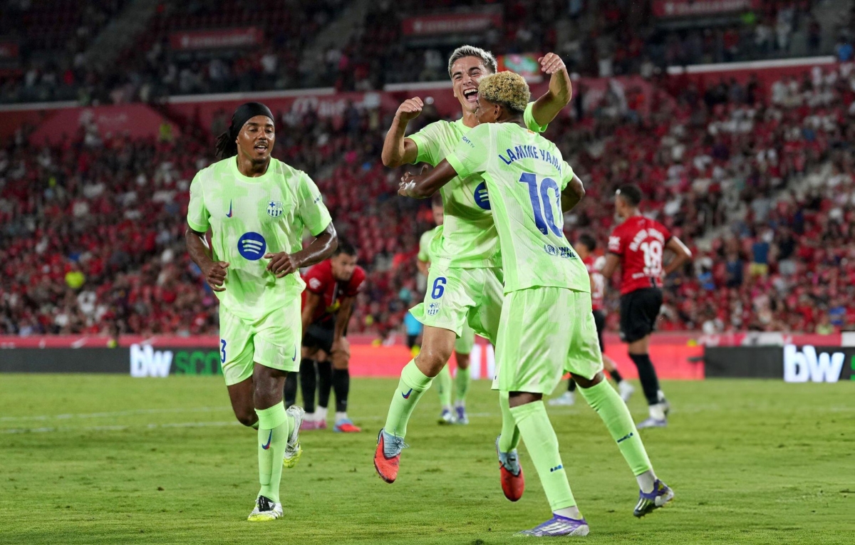 Barca khởi đầu La Liga rất ấn tượng. (Ảnh: Getty). 