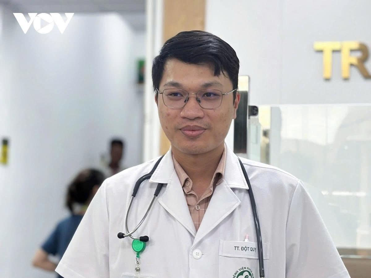 ThS.BS Đinh Trung Hiếu, Trung tâm Đột quỵ, Bệnh viện Bạch Mai