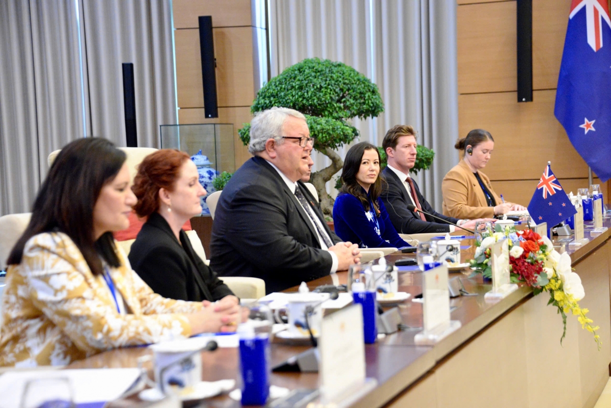 Chủ tịch Quốc hội Gerry Brownlee nhấn mạnh vai trò của Quốc hội hai nước trong việc lắng nghe ý kiến của người dân.