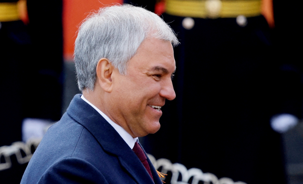 Chủ tịch Hạ viện Nga Vyacheslav Volodin (Ảnh: Reuters).