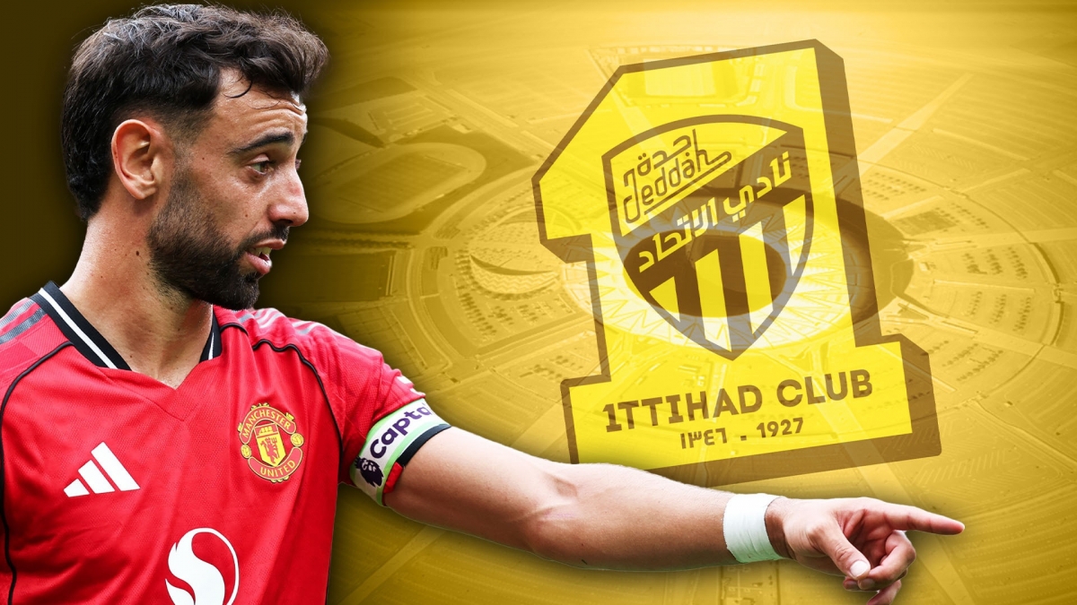 Bruno Fernandes có thể gia nhập Al Ittihad. (Ảnh: The Sun)