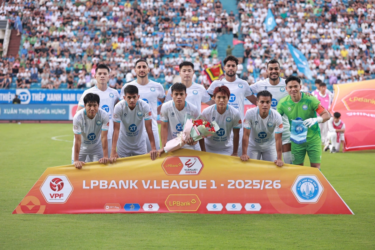 CLB Nam Định đứng top 9 những CLB có giá trị cao nhất Cúp C2 châu Á 2025/2026. (Ảnh: CLB Nam Định)