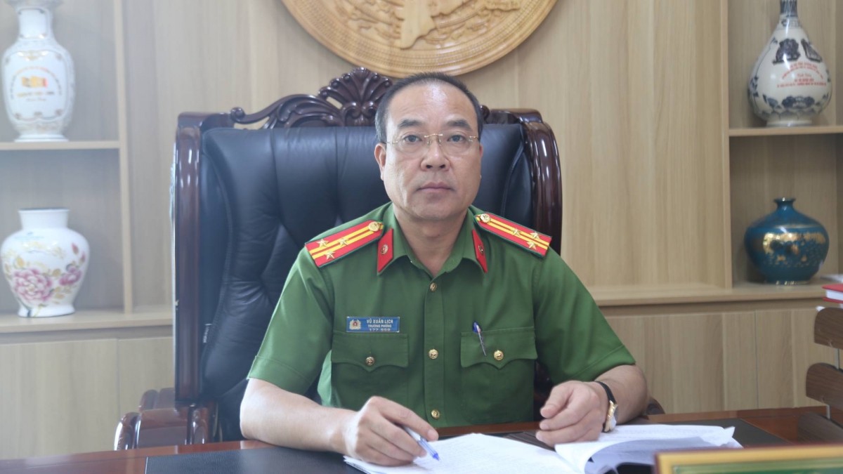 Thượng tá Vũ Xuân Lịch, Trưởng Phòng Kỹ thuật hình sự - Công an tỉnh Quảng Ninh 