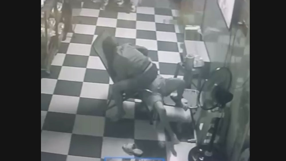 Đối tượng sát hại cụ bà được camera ghi lại 