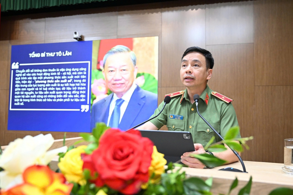 Thiếu tướng Lê Xuân Minh, Cục trưởng Cục An ninh mạng và phòng, chống tội phạm sử dụng công nghệ cao (Ảnh: Hiệp hội An ninh mạng quốc gia)