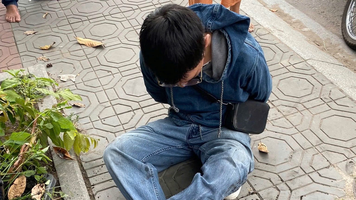 Đối tượng tẩu thoát bị bắt lại 