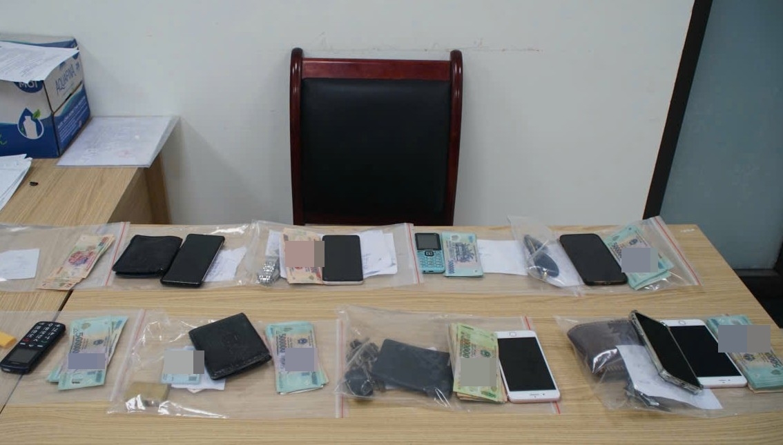 Tang vật thu giữ trong vụ việc