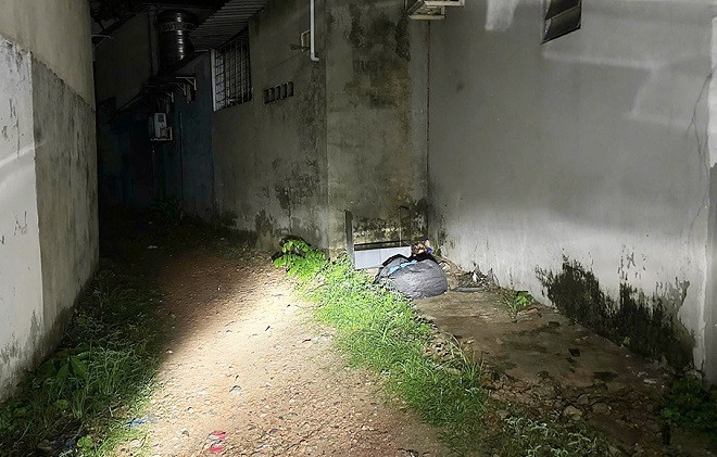 Hiện trường nơi Châu Phú Tính ra tay với ông P. Ảnh: N.T