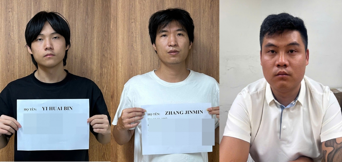 3 đối tượng bị bắt giữ