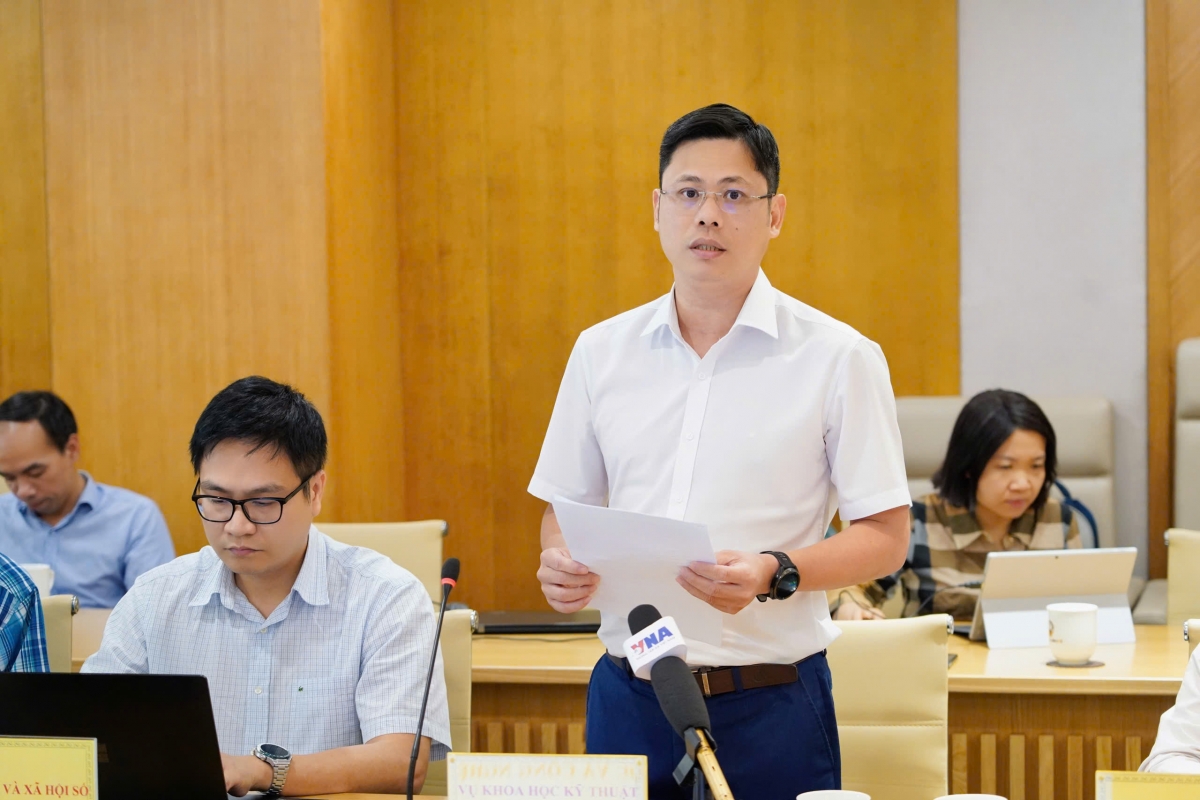 Ông Hoàng Anh Tú – Phó Vụ trưởng Vụ Khoa học, kỹ thuật, Bộ KH&amp;CN (Ảnh: Bộ KH&amp;CN)