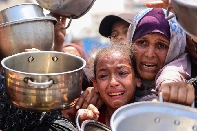 Nạn đói ở Gaza. Ảnh: Reuters
