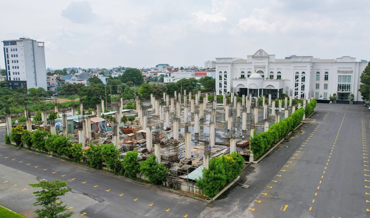 Khu A và Khu B của dự án xây dựng không phép tại "đất vàng" của tỉnh Đồng Nai.