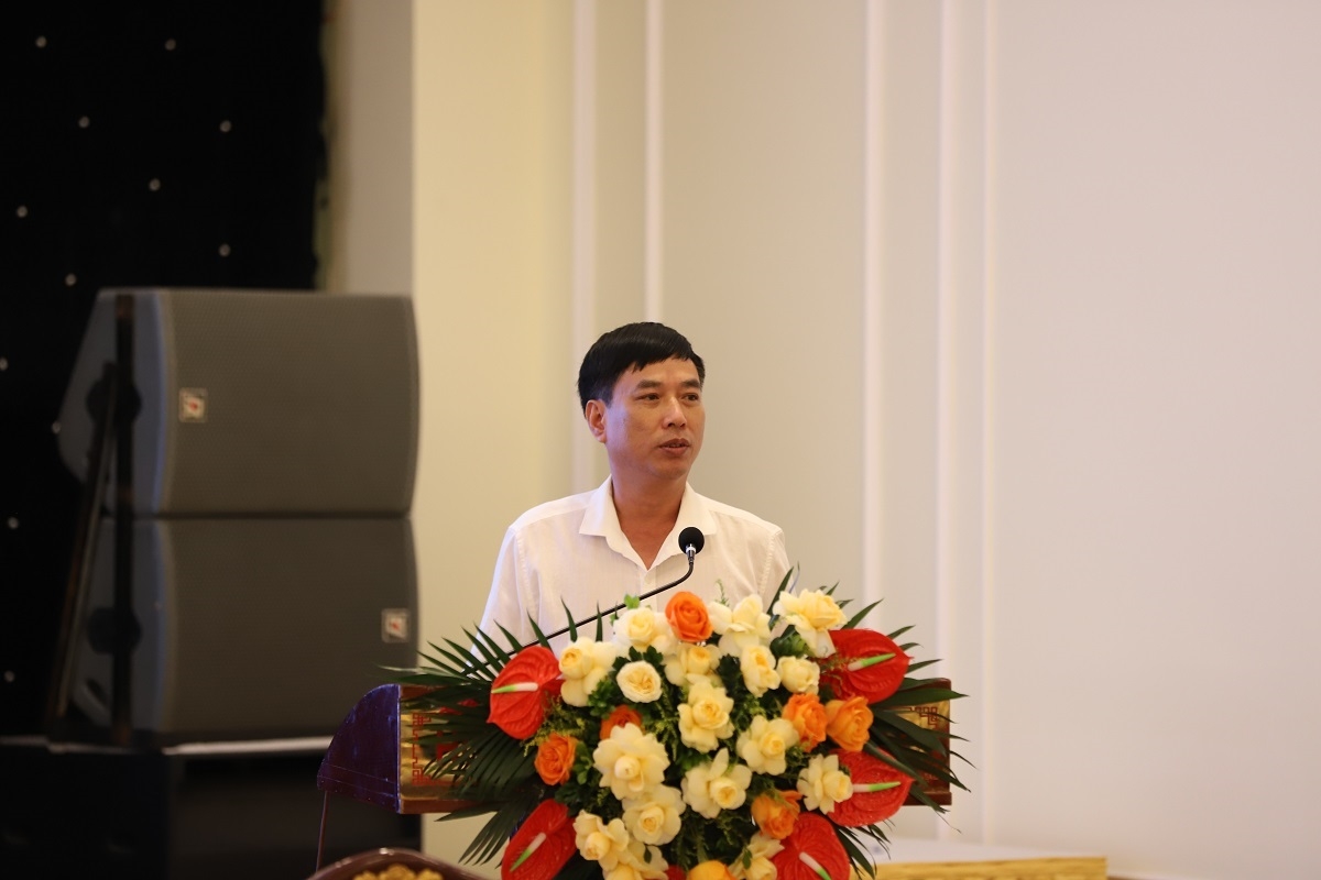 Ông Đinh Thành Nam, Phó Chủ tịch UBND xã Gia Phong