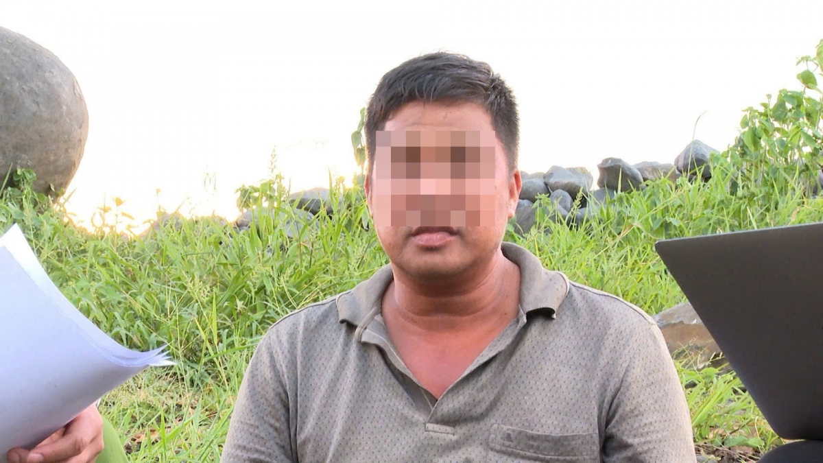 Khai thác đá trái phép thu lợi hàng tỷ đồng, bị can Vũ Đức Sơn bị khởi tố. (Ảnh: CACC)