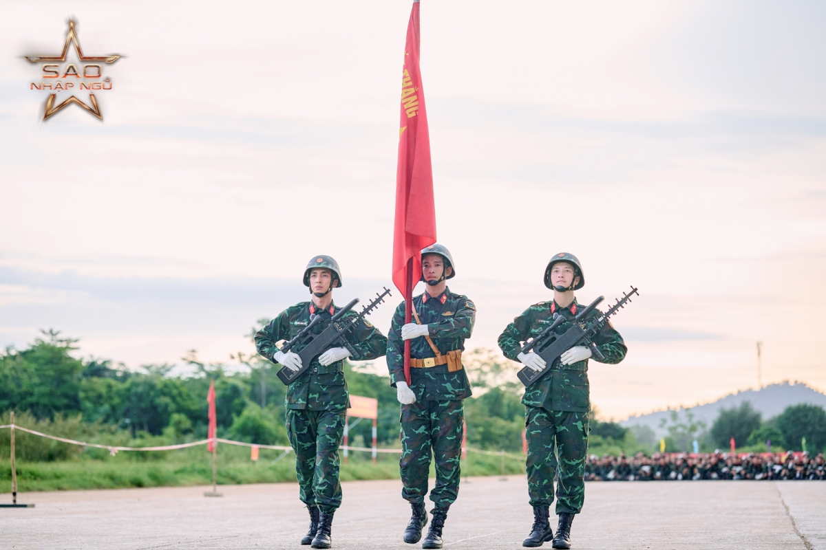 Thượng úy Lê Hoàng Hiệp trong Sao nhập ngũ 2025
