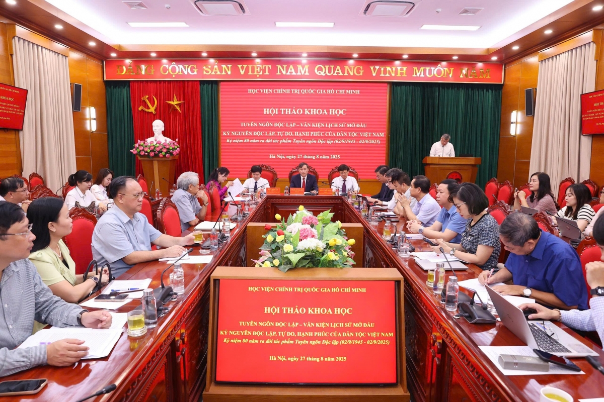 Hội thảo do Học viện Chính trị quốc gia Hồ Chí Minh tổ chức.