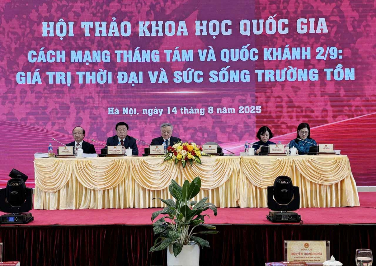Hội thảo: “Cách mạng tháng Tám và Quốc khánh 2/9: Giá trị thời đại và sức sống trường tồn” tổ chức ngày 14/8