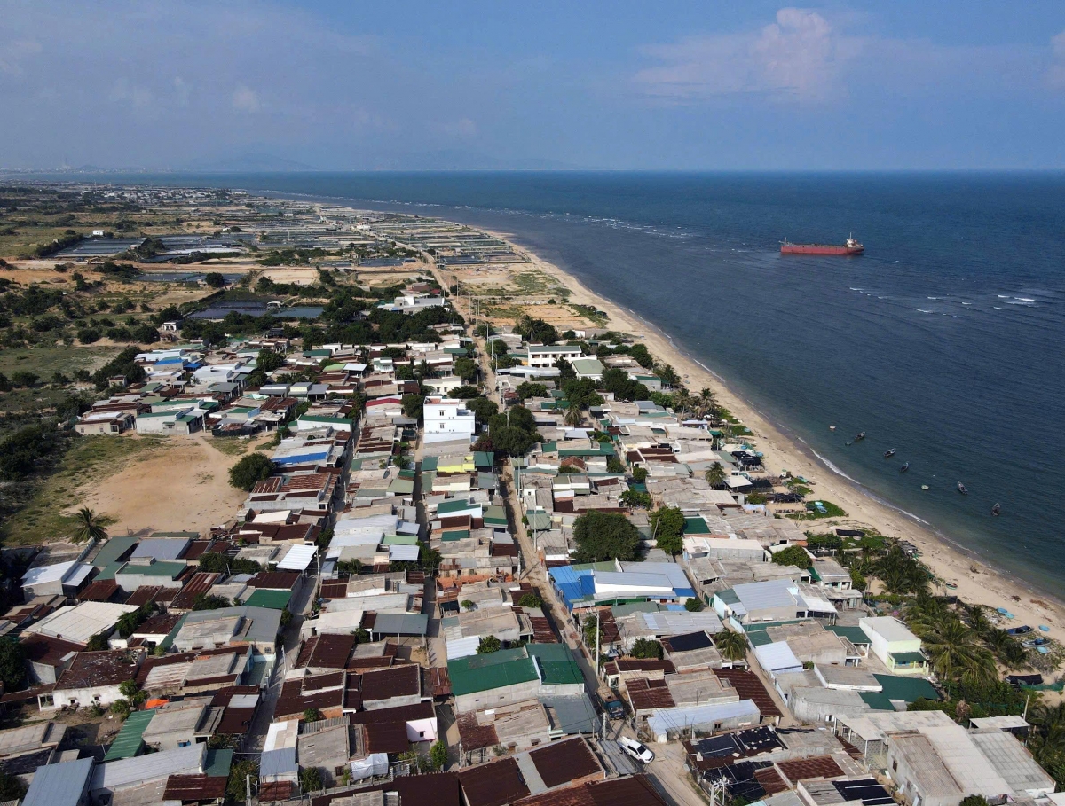 Khu vực ven biển phía Nam tỉnh Khánh Hòa được quy hoach thực hiện dự án điện hạt nhân Ninh Thuận.