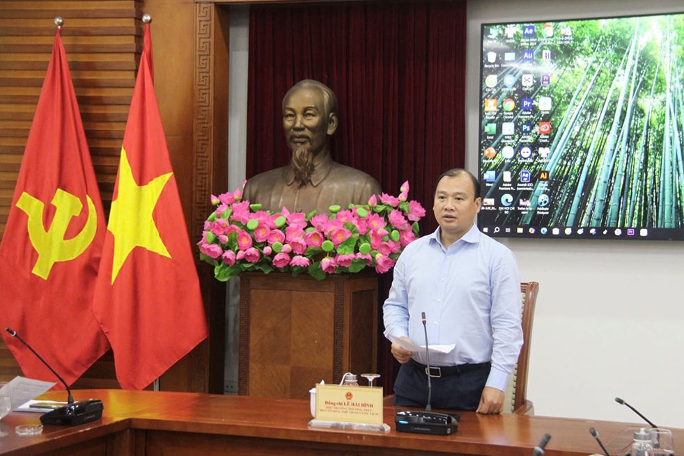 Thứ trưởng Thường trực Bộ VHTTDL Lê Hải Bình phát biểu chỉ đạo tại cuộc họp rà soát công tác tổ chức Lễ kỷ niệm 80 năm Ngày truyền thống ngành Văn hóa (28/8/1945 - 28/8/2025) và hướng tới kỷ niệm 80 năm Quốc khánh 2/9 (2/9/1945 - 2/9/2025). Ảnh: Bộ VHTTDL