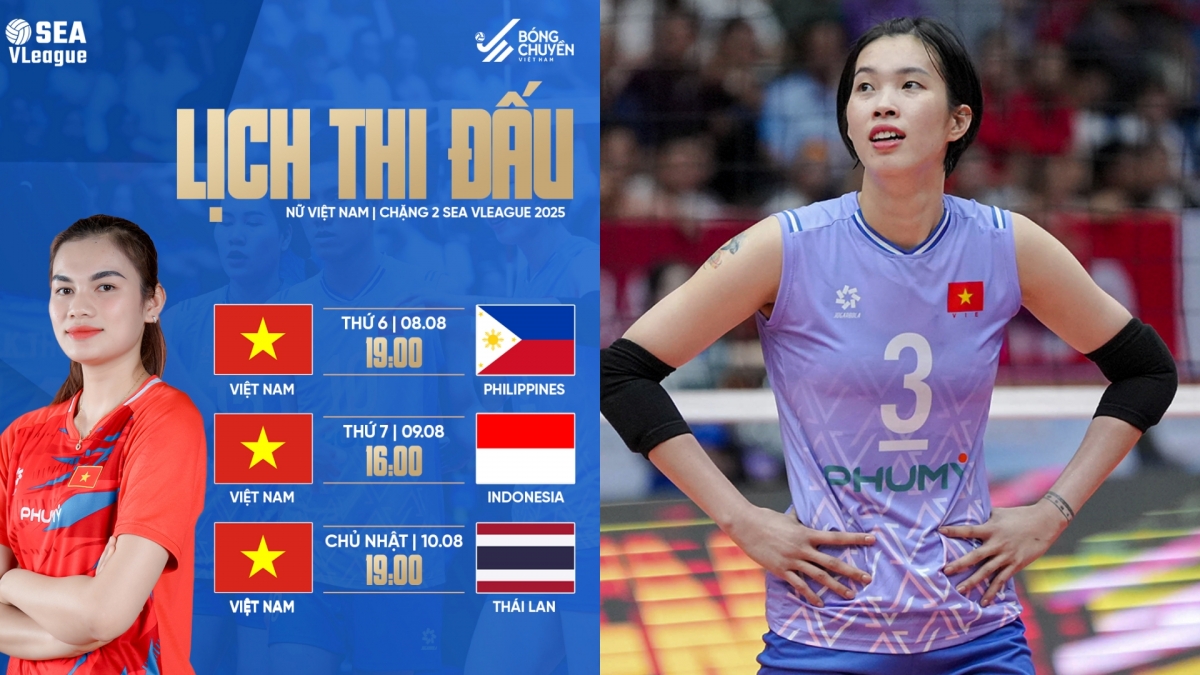 Lịch trực tiếp bóng chuyền nữ hôm nay 9/8.