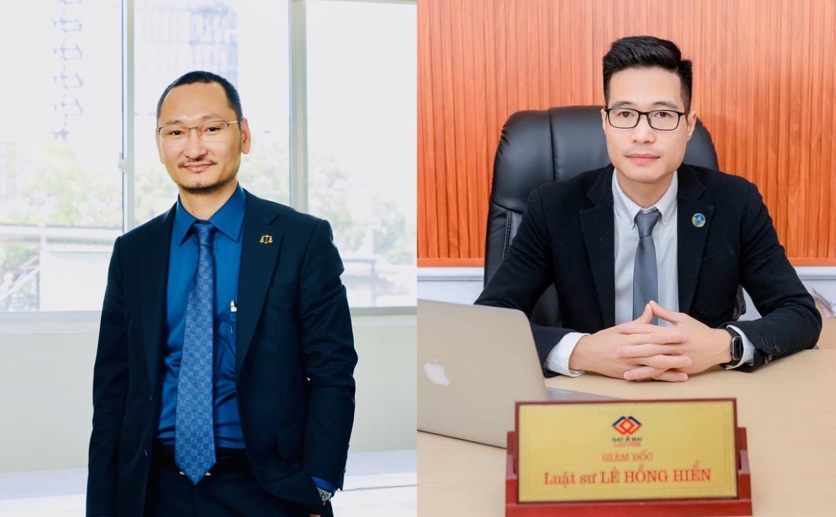 Luật sư Lê Ngọc Luân (trái) và luật sư Lê Hồng Hiển. (Ảnh: Nhân vật cung cấp).