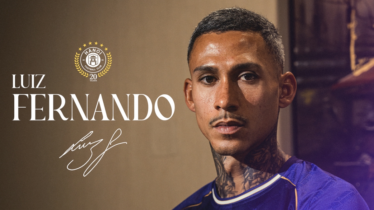 Luiz Fernando là ngoại binh thứ tư của Hà Nội FC.