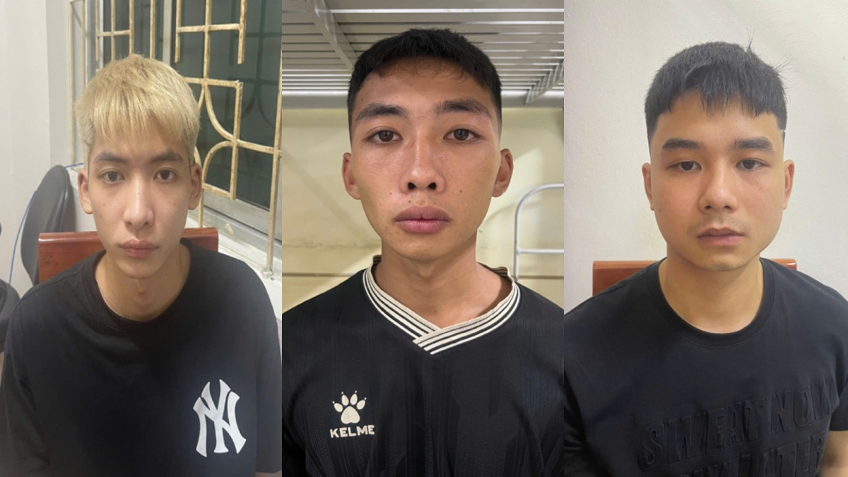 Các đối tượng bị bắt giữ