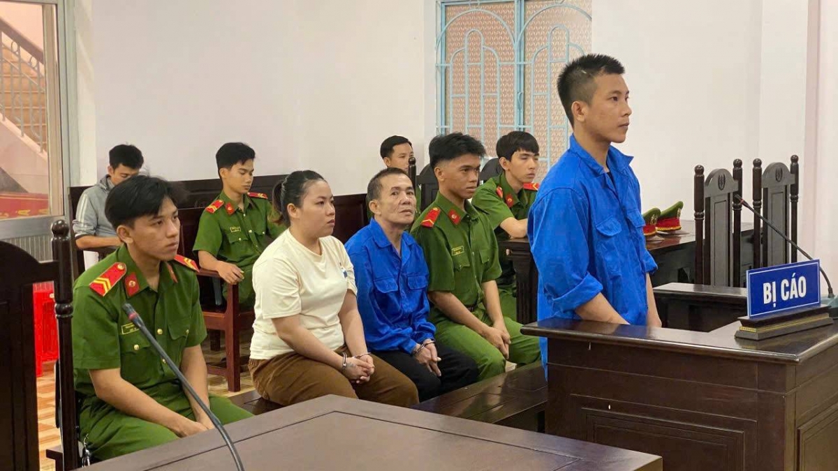 Bị cáo Danh My tại phiên tòa