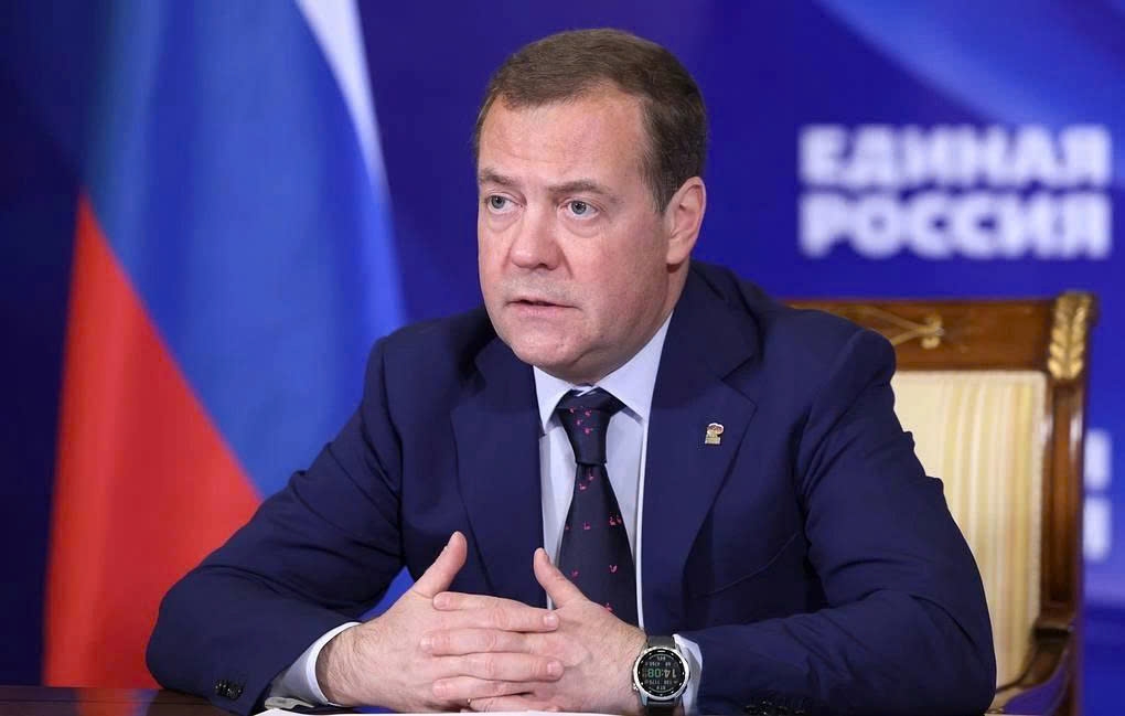 Phó Chủ tịch Hội đồng An ninh Liên bang Nga Dmitry Medvedev. Ảnh: Tass