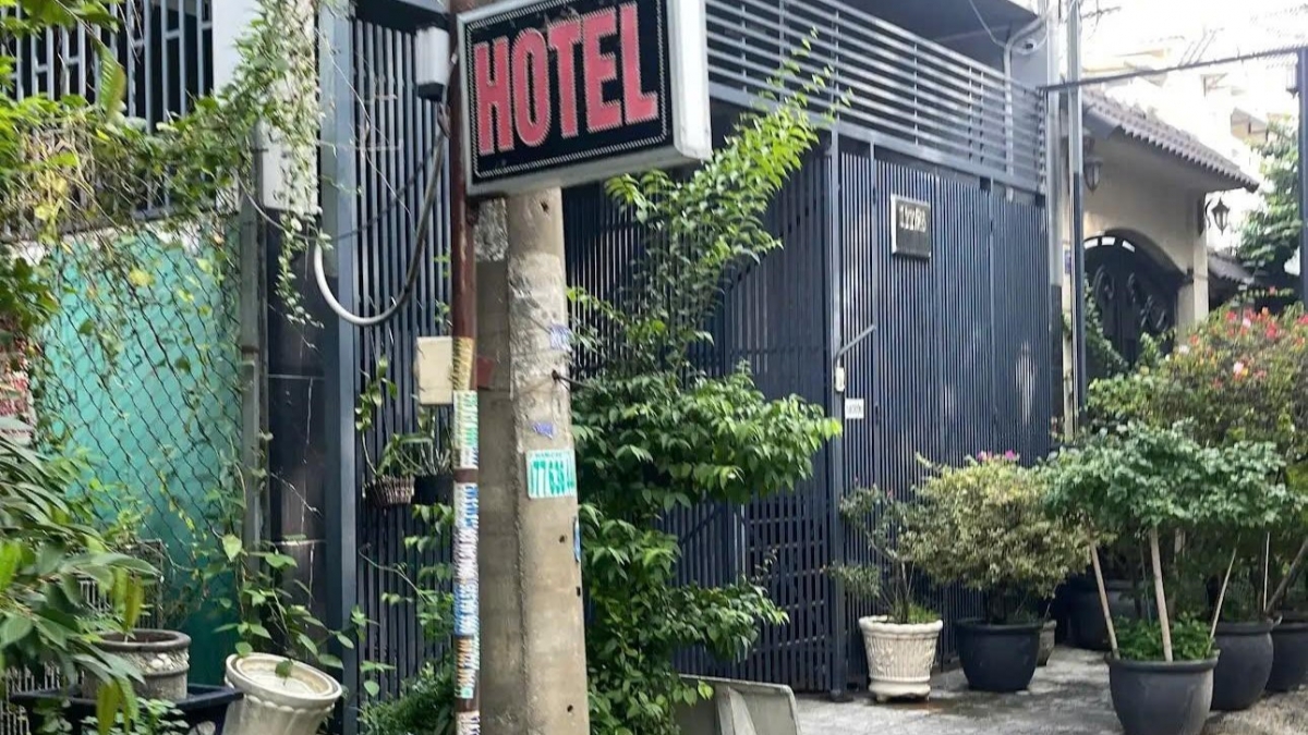 Nhà nghỉ nơi nạn nhân bị các đối tượng dàn dựng kịch bản để lừa (Ảnh: Công an tỉnh Đồng Nai)