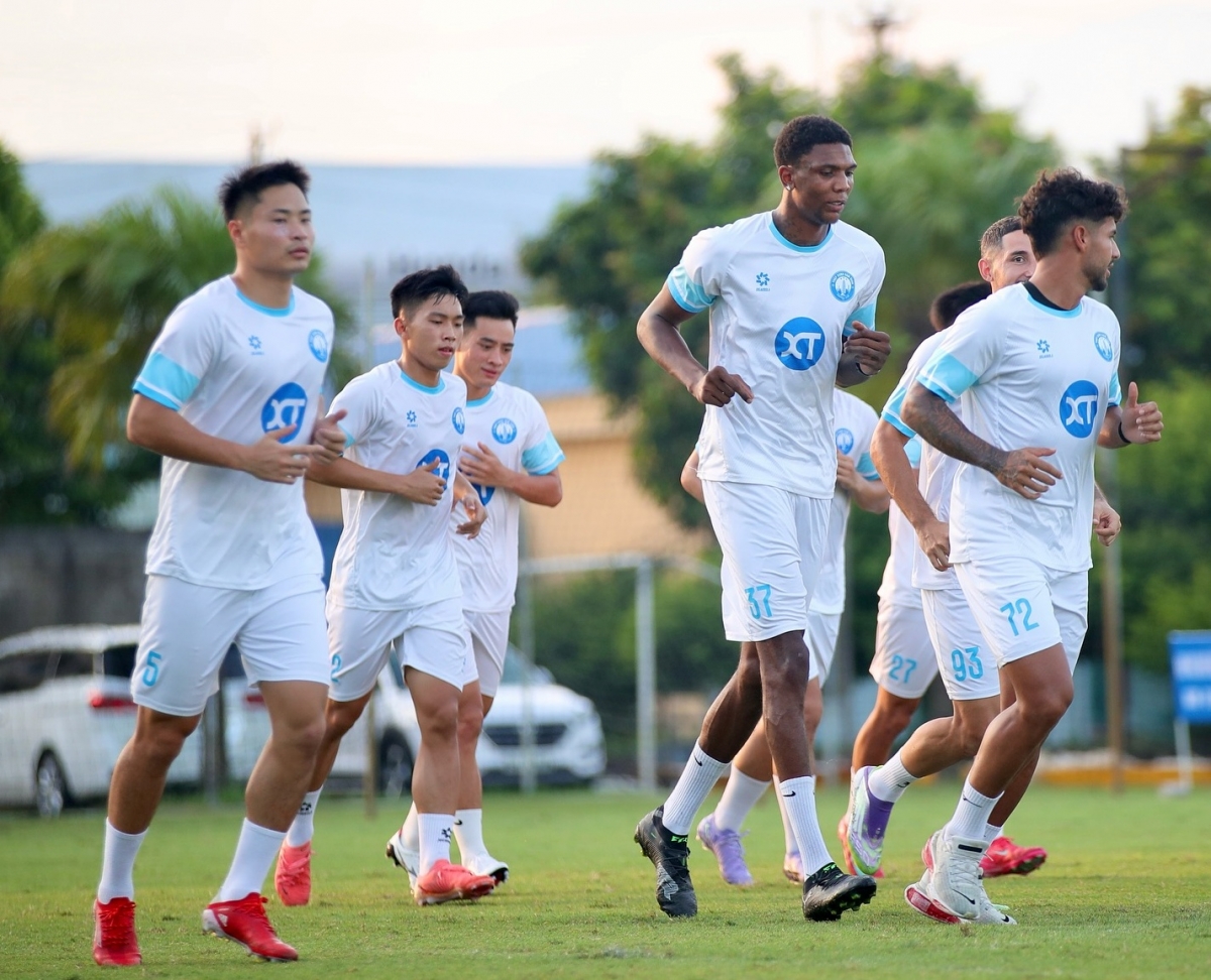 CLB Nam Định sẽ có màn tiếp đón Hải Phòng trên sân vận động Thiên Trường. (Ảnh: CLB Nam Định)