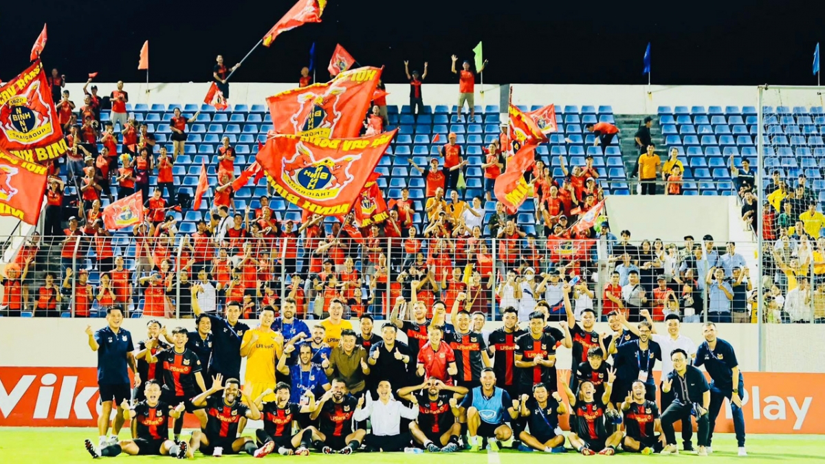 Ninh Bình FC dẫn đầu sau 5 vòng đấu (Ảnh: Ninh Bình FC)