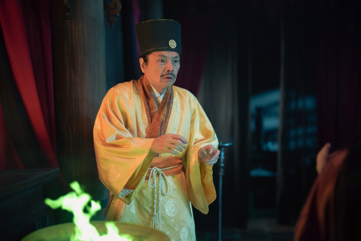 NSND Trung Anh trong vai ông Tri của "Khế ước bán dâu". Ảnh: ĐPCC