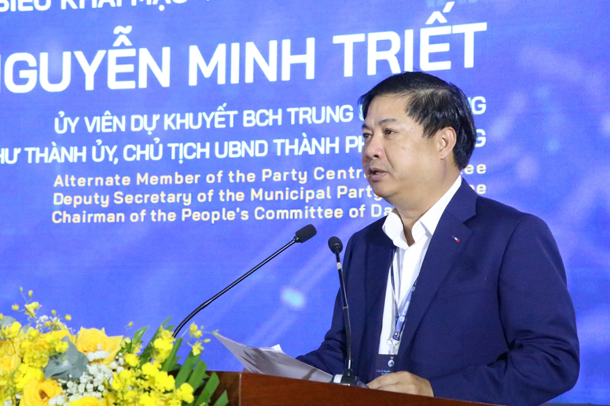 Ông Lương Nguyễn Minh Triết, Chủ tịch UBND thành phố Đà Nẵng phát biểu Khai mạc