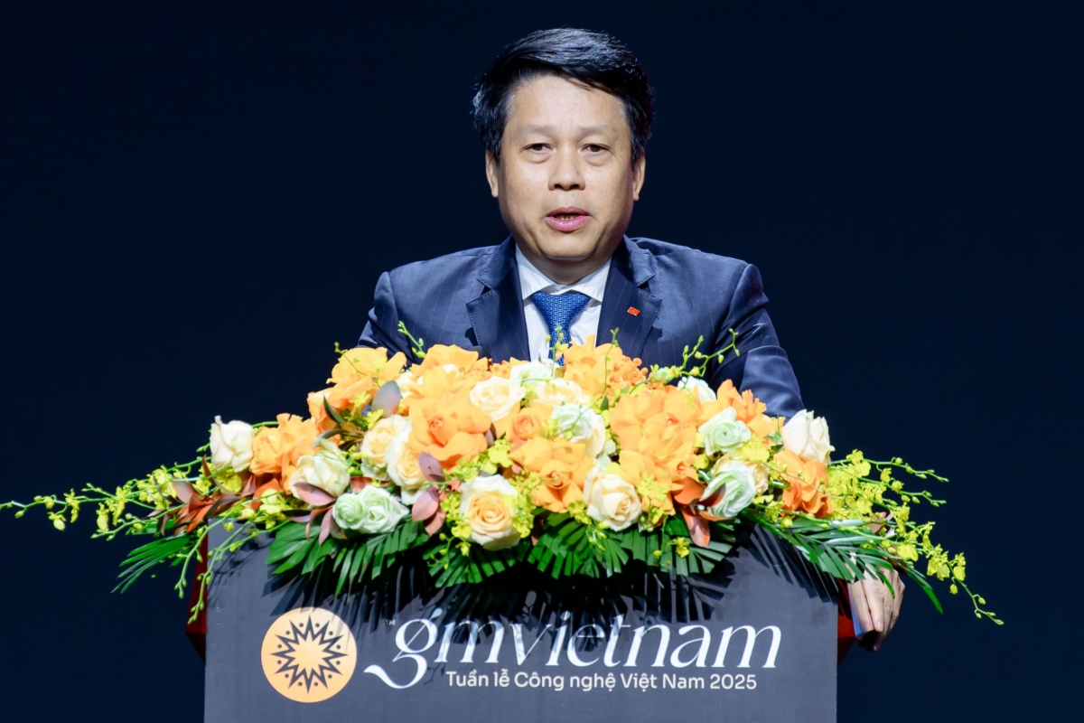 Ông Phạm Tiến Dũng, Phó Thống đốc Ngân hàng Nhà nước Việt Nam phát biểu tại sự kiện (Ảnh: Ban tổ chức)