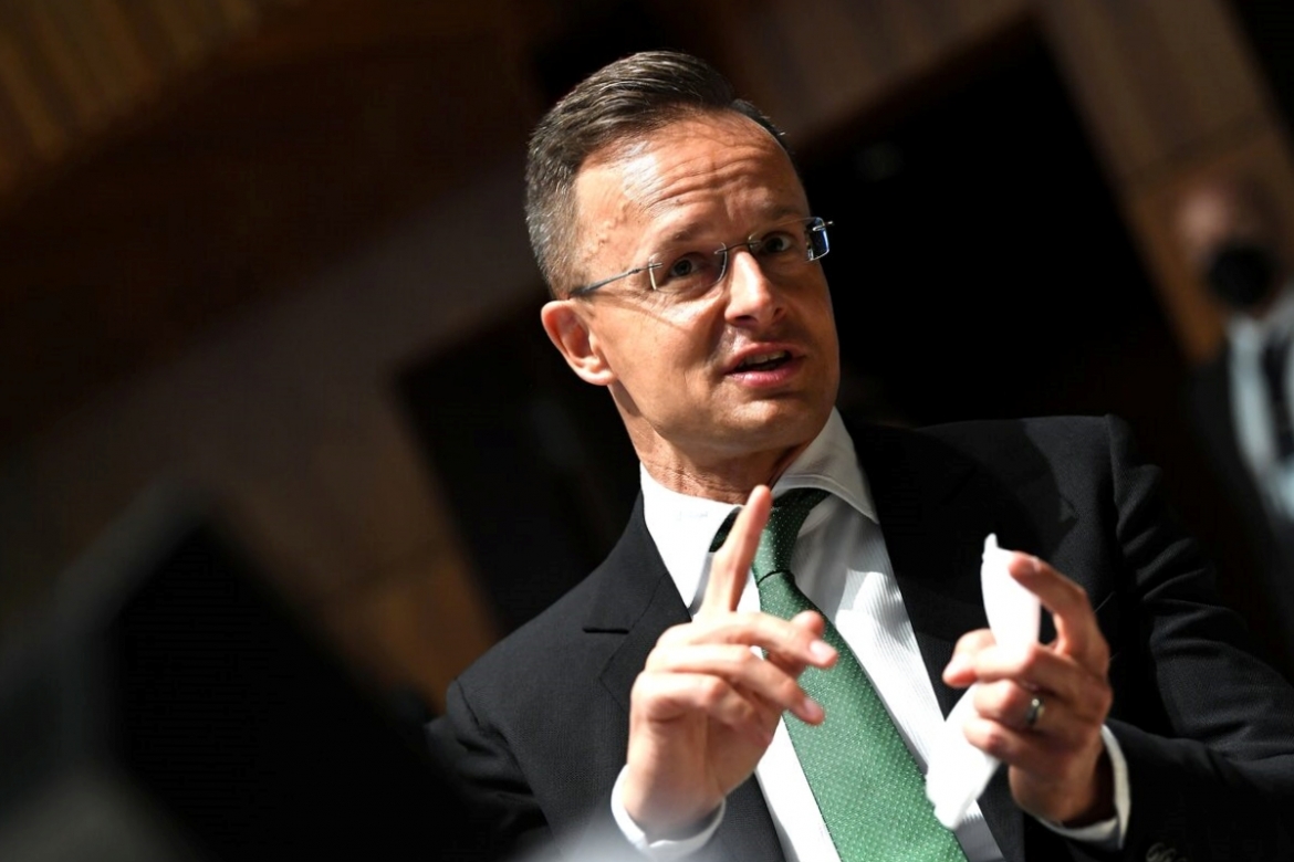 Bộ trưởng Ngoại giao Hungary Péter Szijjártó (Ảnh: Reuters).
