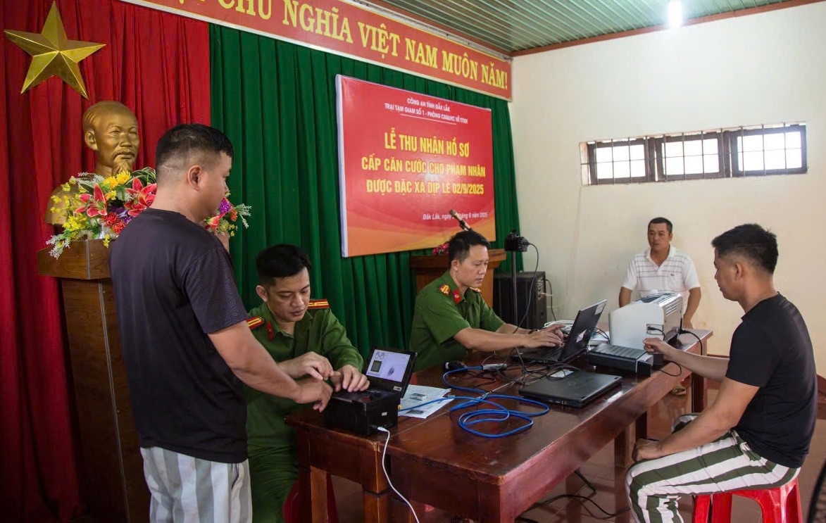 59 phạm nhân ở các Trại tạm giam số 1 và 2 ở Đắk Lắk được hưởng đặc xá dịp Quốc khánh 2/9 năm nay.