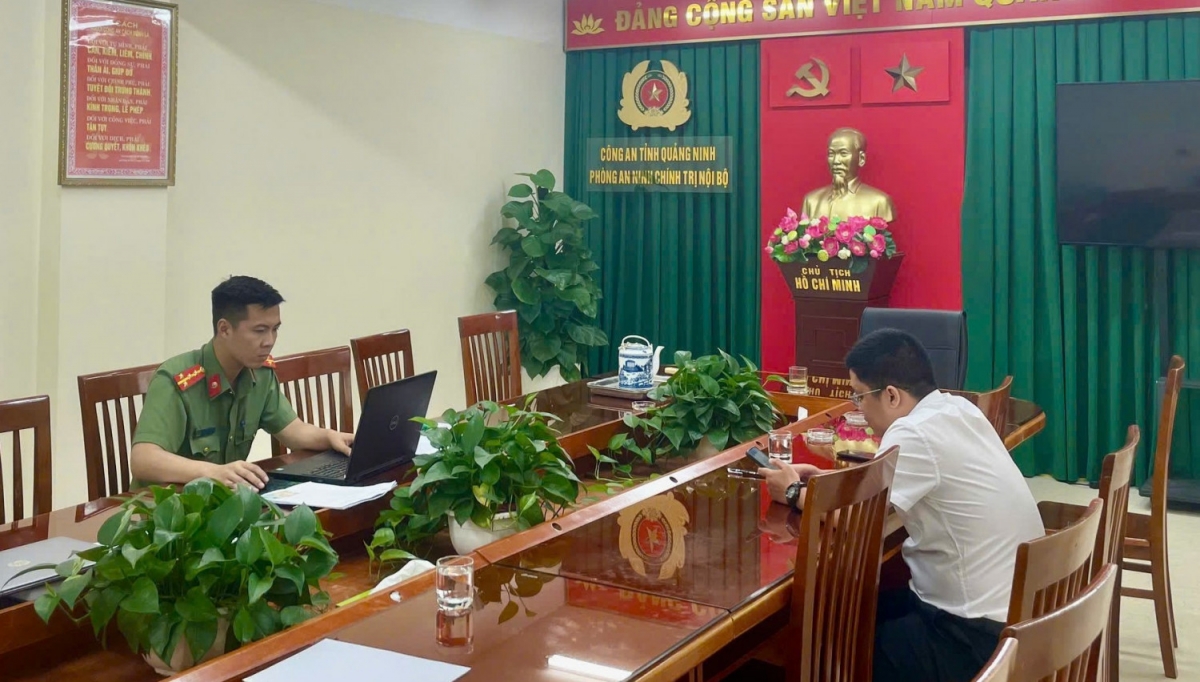 Phòng An ninh chính trị nội bộ, Công an tỉnh Quảng Ninh lập biên bản, xử phạt vi phạm hành chính
