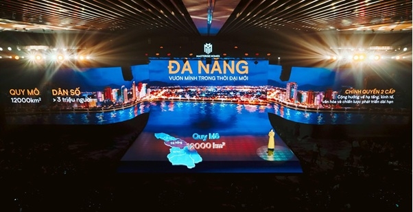 Không gian nghệ thuật đầy cảm hứng của sự kiện “Sóng đôi giao hòa” dự án Masteri Rivera Danang