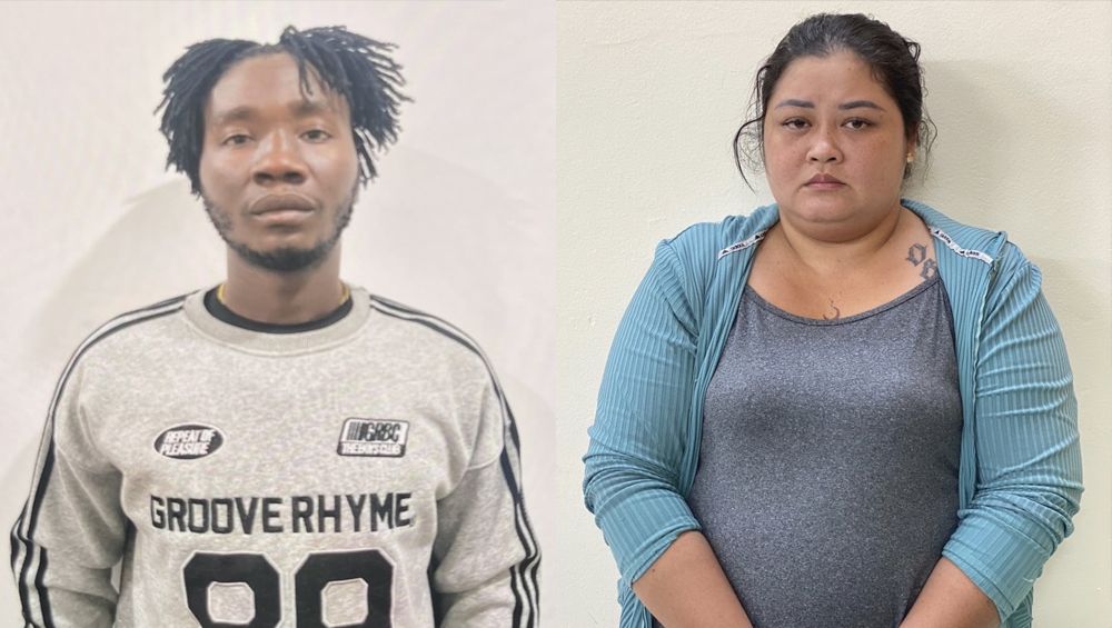 Người tình Eneh Davion Cabeb đã cao 'chạy xa bay', để lại Nguyễn Thị Thanh Thuý một mình trả giá pháp luật. Ảnh: Công an TP.HCM.