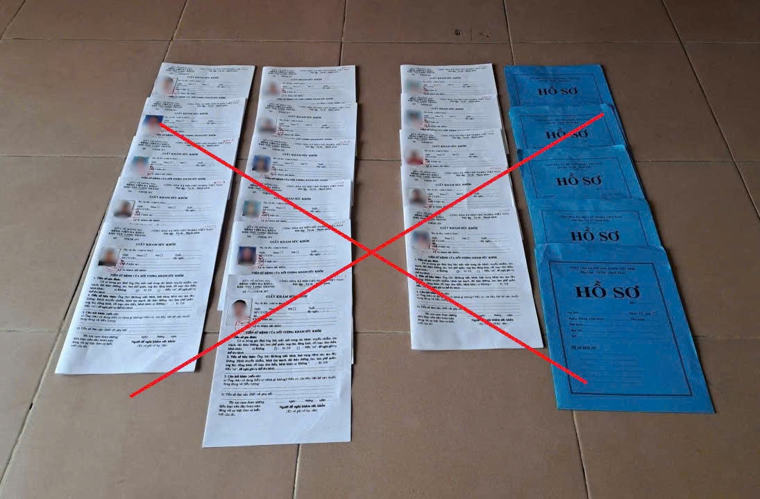 Tang vật của vụ việc (Ảnh: Công an tỉnh Đồng Nai)