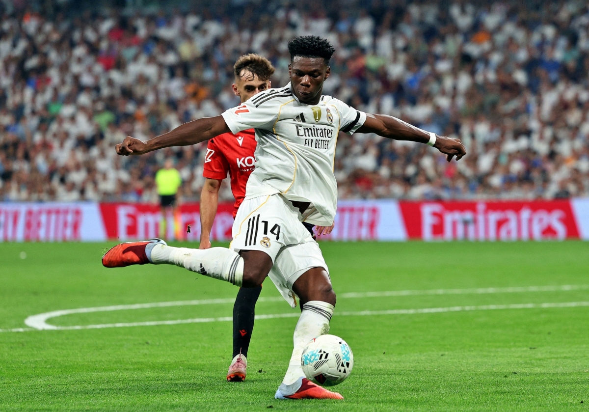 Real Madrid hét giá "khủng" cho Tchouameni. (Ảnh: Reuters)