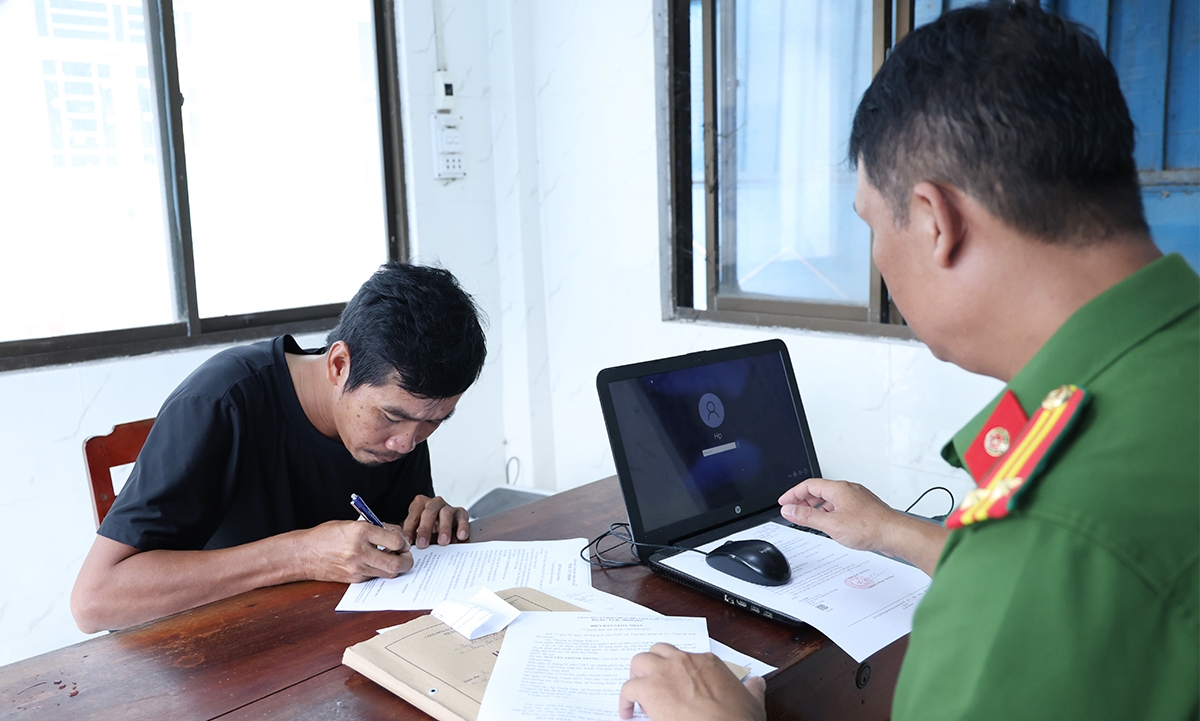 Nguyễn Thành Trung tại cơ quan điều tra