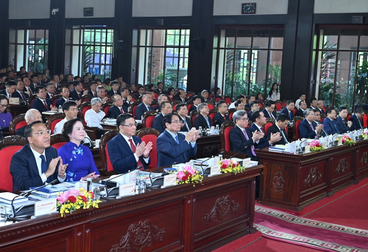 Thủ tướng Chính phủ Phạm Minh Chính dự Đại hội Đại biểu Đảng bộ Petrovietnam lần thứ IV, nhiệm kỳ 2025-2030.