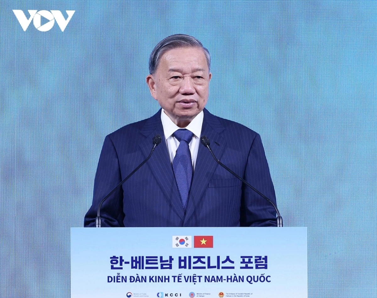 Tổng Bí thư Tô Lâm đã dự Diễn đàn Kinh tế Việt Nam - Hàn Quốc và Tọa đàm về KHCN.