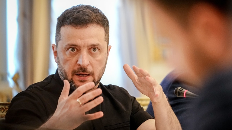Tổng thống Ukraine Volodymyr Zelensky. Ảnh: 