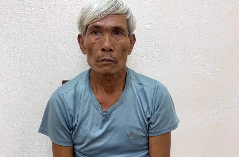 Phan Đình Phú tại cơ quan Công an.